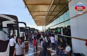 Şanlıurfa Otogarı tıklım tıklım… Birçok firma ek seferler açtı