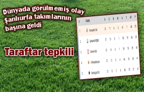 Dünyada görülmemiş olay Şanlıurfa takımlarının başına geldi! Zirveden küme düşecekler