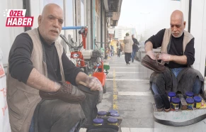 Şanlıurfa’da boya sandığıyla geçen bir ömür! Yarım asırlık emek