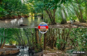 Urfa yanarken onlar buz gibi suda! Şehrin gürültüsünden kaçış noktası...