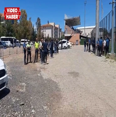 Şanlıurfa’da kritik derbi öncesi yoğun güvenlik önlemi