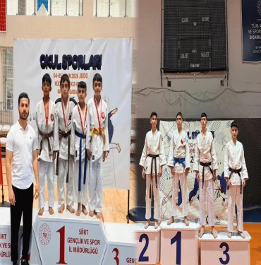 Şanlıurfalı judoculardan küçük yaşta büyük başarı! Kürsüye damga vurdular