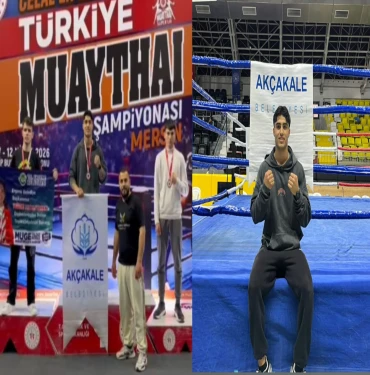 Akçakaleli milli sporcudan büyük başarı: Türkiye şampiyonu oldu!