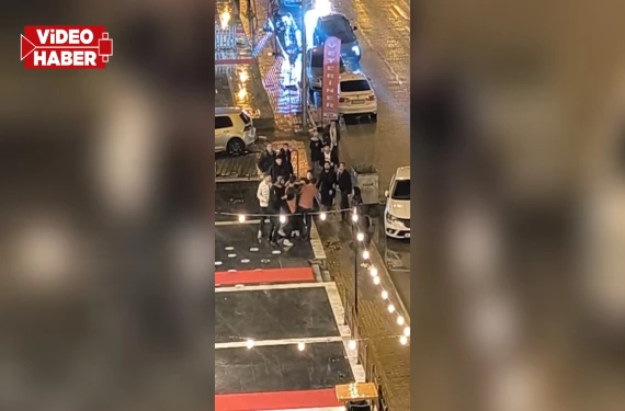 Tekme ve yumruklar havada uçuştu