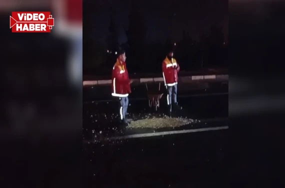 Yolu kendi imkanlarıyla onardılar