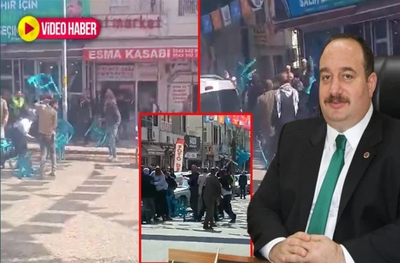 Sandalyeler havada uçuşmuştu!