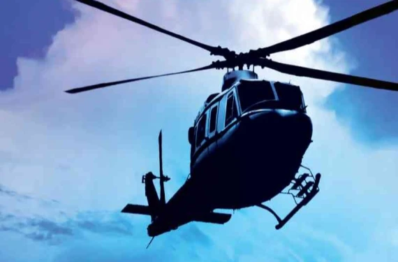 Askeri helikopter düştü