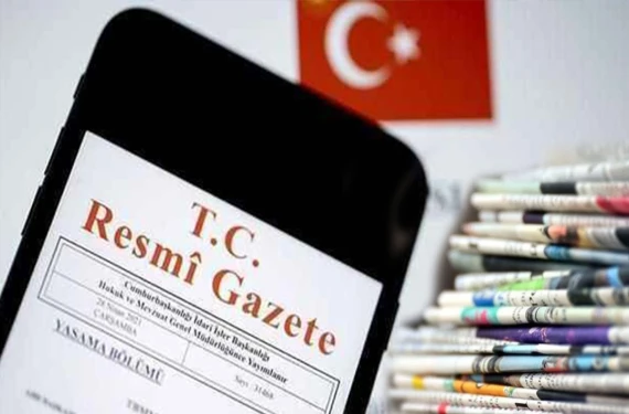 Resmi Gazete'de yayımlandı