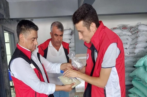 Bayilerden tek tek numune alındı