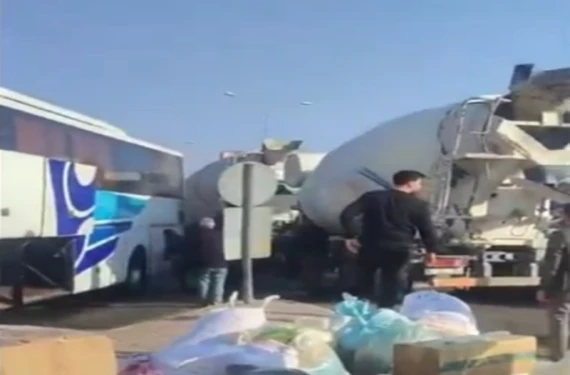 Faciayı beton mikseri önledi