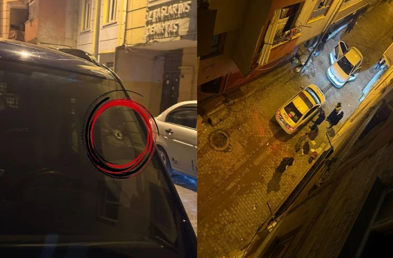 Kurşunlar ev ve araca isabet etti