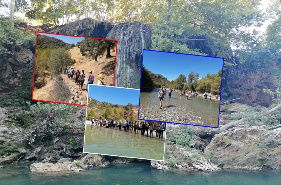 7 kilometre boyunca nefeslerini tuttular!