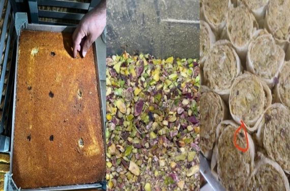 2 ton böcekli baklava…