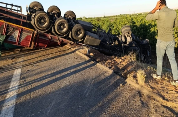 Şanlıurfa’da korkutan kaza!
