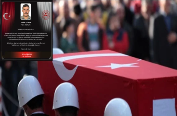 Bir polis şehit oldu