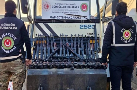 Uzun namlulu silahlar getirmiş!
