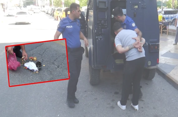 Kıskıvrak yakalandı