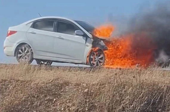 Otomobil kullanılamaz hale geldi
