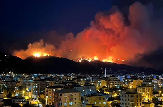 12 il, 65 orman yangını...