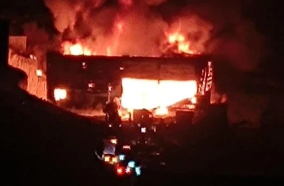 Büyük çapta hasar var