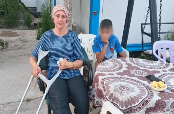 Anne oğul yaralandı