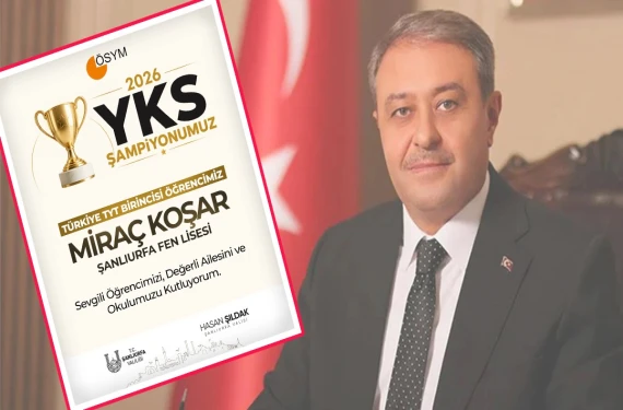 Vali Şıldak'tan tebrik mesajı...