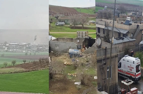 Çatılar uçtu, direkler devrildi...