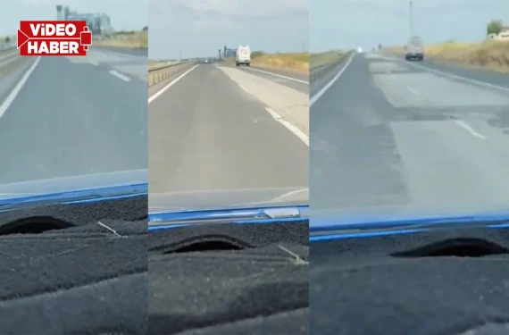 Lastikler patlıyor, araçlar zarar görüyor