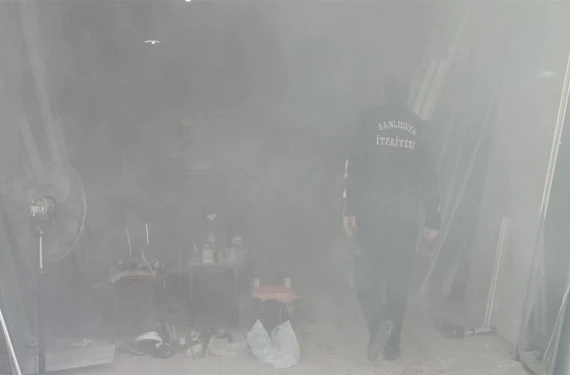 Kara dumanlar korkuttu