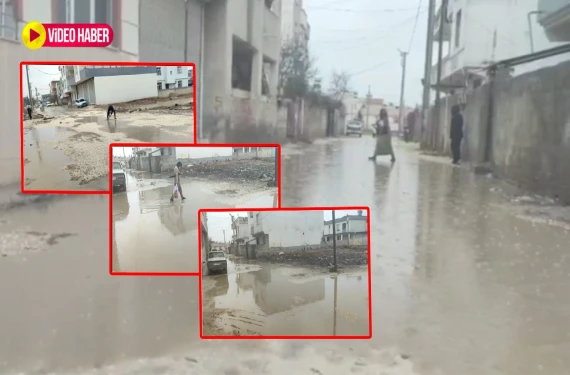 Yollar göle döndü