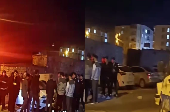 Bir anda alev aldı!