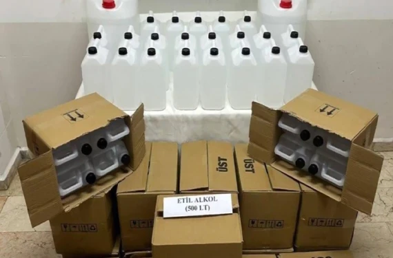 Binlerce litre ele geçirildi
