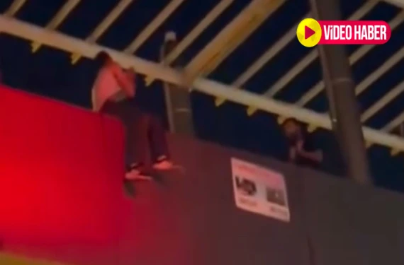 Polis üst geçitten düştü!