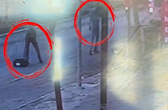 Düşen tekerleği böyle çaldılar