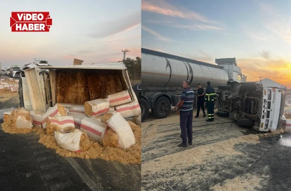 Tır ile kamyonet çarpıştı: Yaralı var