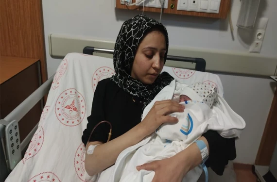 2024'ün ilk bebeği 'Fevzi'