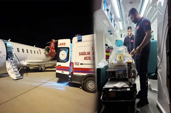 Zehra bebek için uçak havalandı