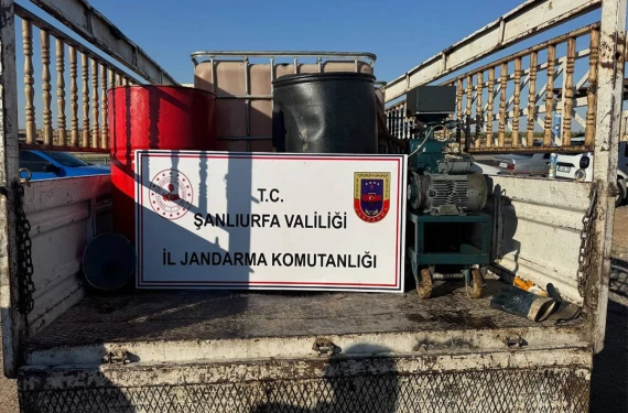 Şanlıurfa’da kaçak akaryakıt tesisatına baskın!