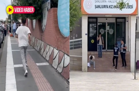 Şanlıurfa'da sınava erken gitti: