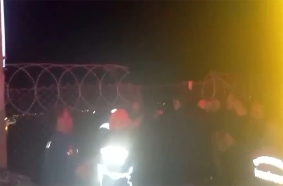 Birecik Köprüsü'nde korku anları!