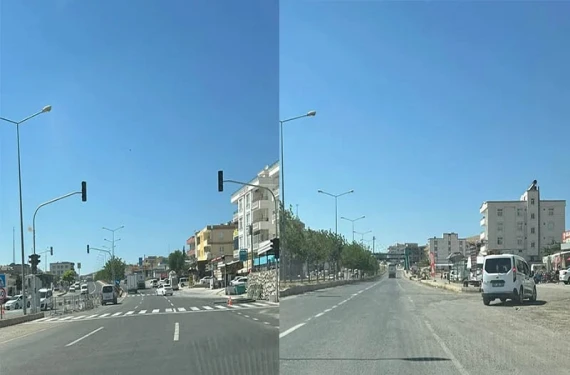 Bozova’da trafik düzenlemesi tamamlandı: