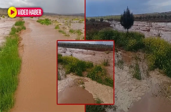 Kırsal mahallelerde tarlalar su altına kaldı