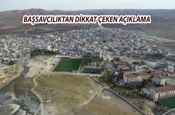 Hem de Bozova Başsavcılığı diyor