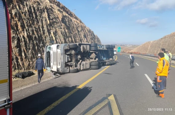 Sürücü feci şekilde can verdi