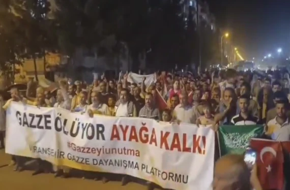 Yürüyüş düzenlendi