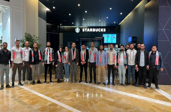 Urfa’da Starbucks’ta eylem