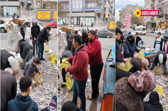 Poşet poşet topladılar...