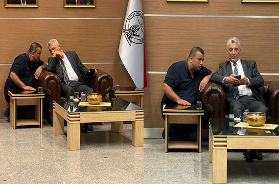 Bakan Bolat’la da görüştü