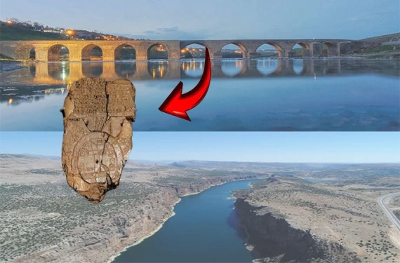 Nuh'un Gemisi Mezopotamya haritasında:
