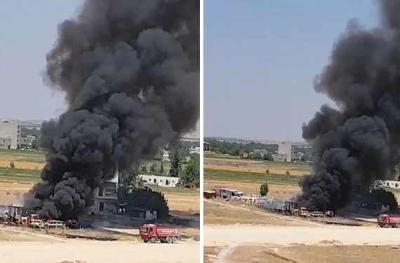 Şanlıurfa’da korkutan yangın: